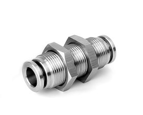 ĐẦU NỐI NHANH THẲNG INOX CÓ ỐC SIẾT